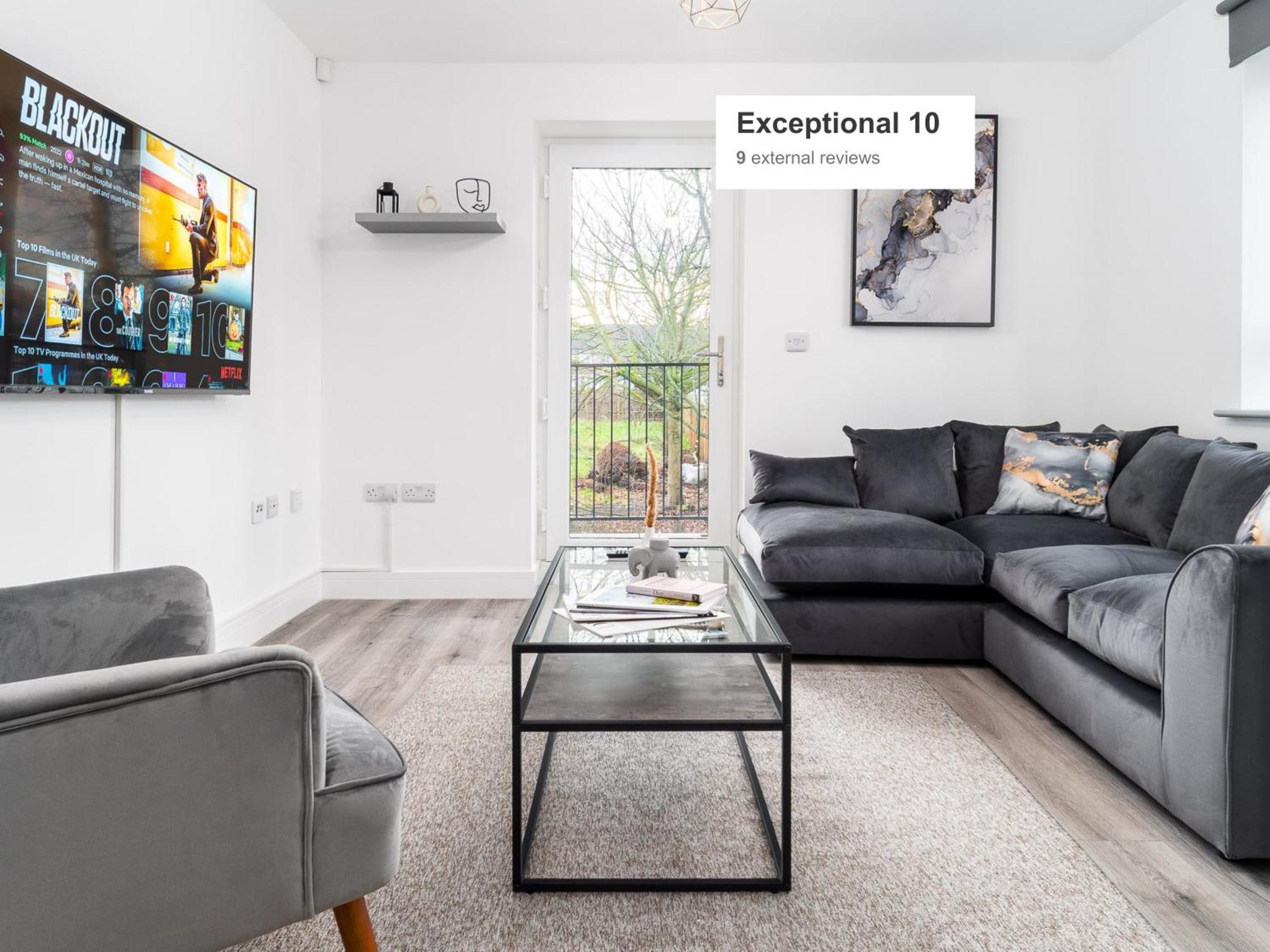 Luxury Apartment - 2 Bedrooms - Balcony - Parking - Netflix - Wifi - 7Mc Бірмінгем Екстер'єр фото